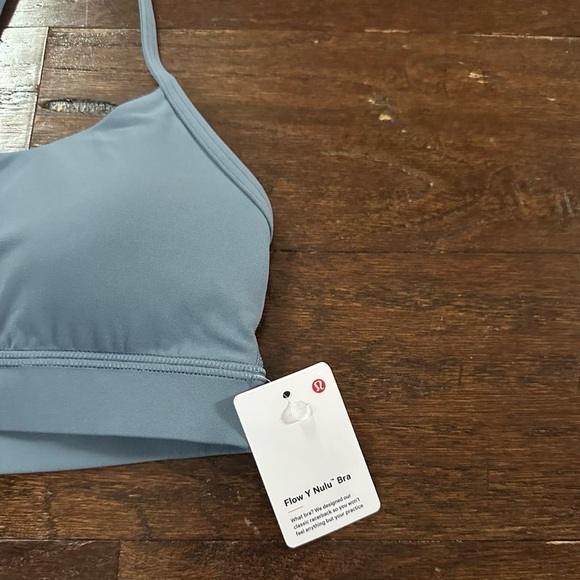 Lululemon-Flow Y Bra size 6 Steele blue-NWT - Picture 5 of 9